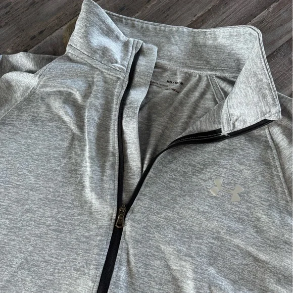 Under Armour Women's Gray Quarter-Zip Top - Picture 2 of 5